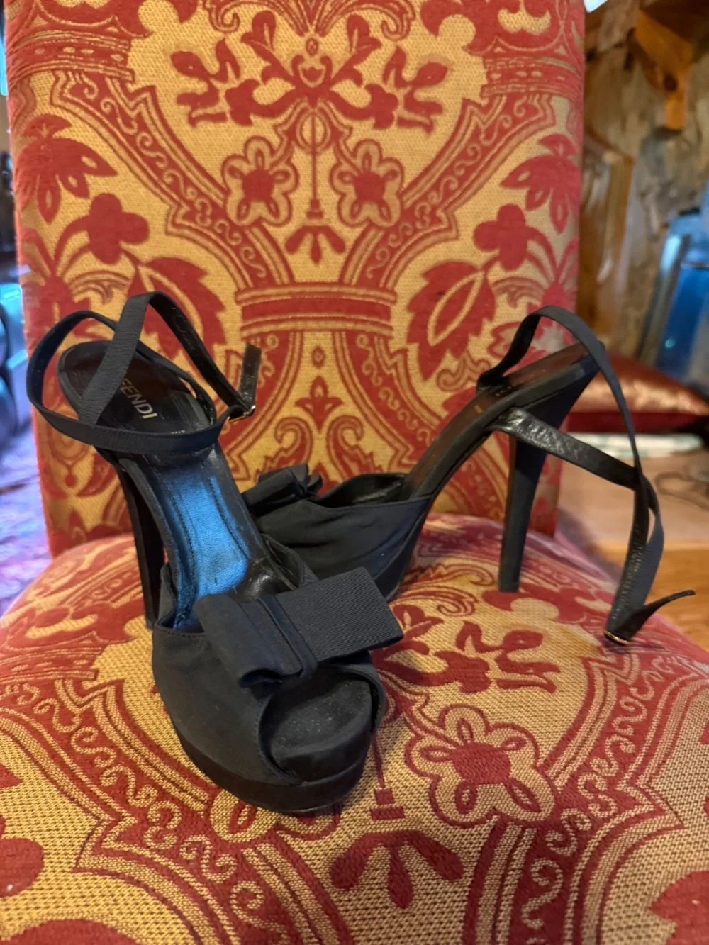 High heal elegant Fendi shoes